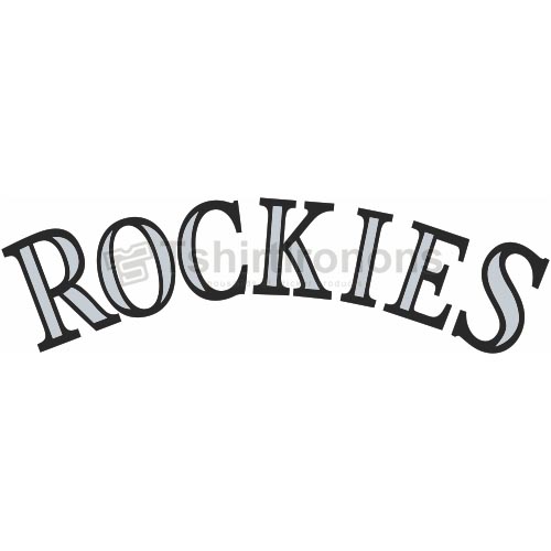 Colorado Rockies T-shirts Iron On Transfers N1572